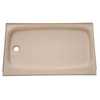 Lippert 24IN X 40IN SHOWER PAN; LEFT DRAIN - PARCHMENT 209498